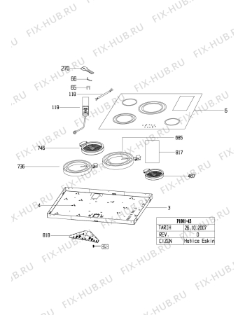 Схема №1 BLOMBERG MKX 54362 X (7756388663) с изображением Запчасть для электропечи Beko 185926460